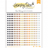 Honey Bee Stamps - Raw Honey Gem Stickers