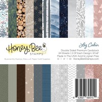 Honey Bee Stamps - Log Cabin Paper Pad