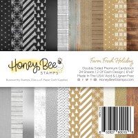 Honey Bee Stamps - Farm Fresh Holiday Paper Pad