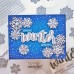 Honey Bee Stamps - Snow Day Background Stencil