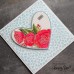 Honey Bee Stamps - Fluttering Hearts Background Stencil (set van 2)