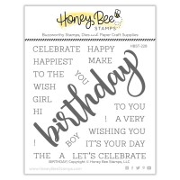 Honey Bee Stamps - Birthday