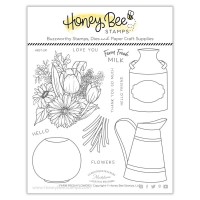 Honey Bee Stamps - Farm Fresh Flowers