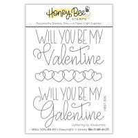 Honey Bee Stamps - Will You Be My