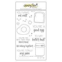 Honey Bee Stamps - To My Butter Half (stamp and die bundle)
