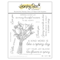 Honey Bee Stamps - Spring Joy Bouquet (stamp and die)