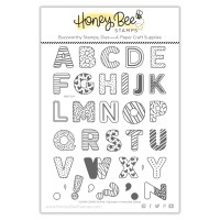 Honey Bee Stamps - Sugar Cookie Alphabet (stamp and die bundle)