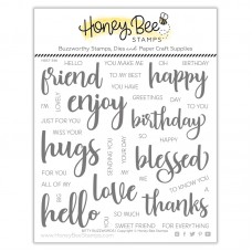 Honey Bee Stamps - Bitty Buzzwords