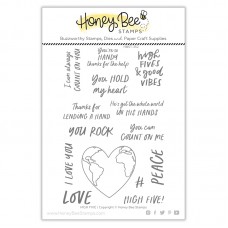 Honey Bee Stamps - High Five (stamp and die bundle)