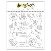 Honey Bee Stamps - Garden Harvest Florals (stamp and die bundle)