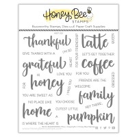 Honey Bee Stamps - Bitty Buzzwords: Fall
