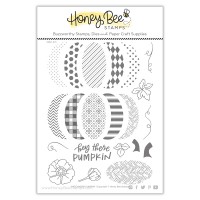 Honey Bee Stamps - Patchwork Pumpkin (stamp and die bundle)