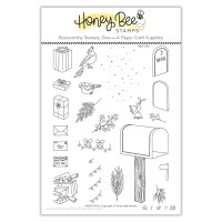 Honey Bee Stamps - Merry Mail (stamp and die bundle)