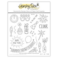 Honey Bee Stamps - New Year Cheers