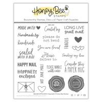 Honey Bee Stamps - Sealed With Love (stamp and die bundle)