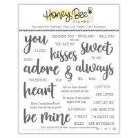 Honey Bee Stamps - Bitty Buzzwords: Be Mine