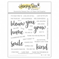 Honey Bee Stamps - Bitty Buzzwords: Bloom
