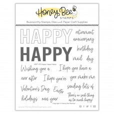 Honey Bee Stamps - Happy Happy Happy