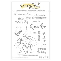 Honey Bee Stamps - Queen Bee