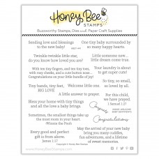 Honey Bee Stamps - Inside: Welcome Baby Sentiments