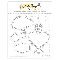 Honey Bee Stamps - Love Potion Jars 