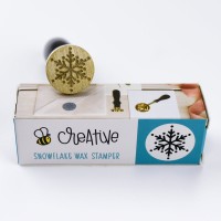Honey Bee Stamps - Wax Stamper - Snowflake 