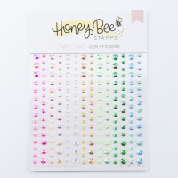 Honey Bee Stamps - Happy Hearts Gem Stickers