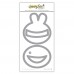 Honey Bee Stamps - Honey Bee Stitching Die Honey Cuts