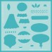 Honey Bee Stamps - Layering Vintage Ornaments Stencils (set van 2)