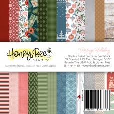 Honey Bee Stamps - Vintage Holiday Paper Pad