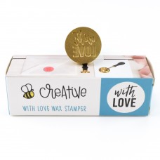 Honey Bee Stamps - Wax Stamper - With Love