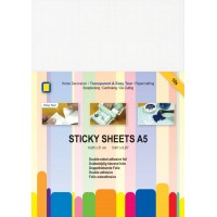 Jeje - Sticky Sheets A5 - Dubbelzijdig klevende folie (10 vellen)