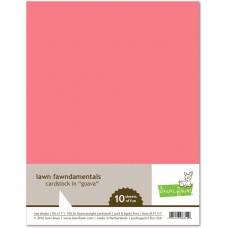 Lawn Fawn - Guava Cardstock