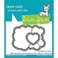 Lawn Fawn - How You Bean? Conversation Heart Lawn Cuts