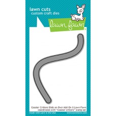 Lawn Fawn - Coaster Critters Slide On Over Add-On