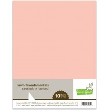 Lawn Fawn - Apricot Cardstock