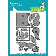 Lawn Fawn - Tiny Gift Box Unicorn and Horse Add-On