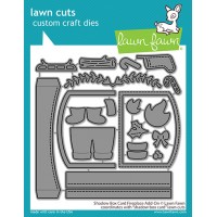 Lawn Fawn - Shadow Box Card Fireplace Add-On