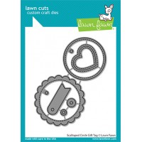 Lawn Fawn - Scalloped Circle Gift Tag