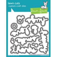 Lawn Fawn - Scripty Bubble Sentiments Lawn Cuts