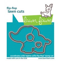 Lawn Fawn - Elphie Selphie Flip-Flop Lawn Cuts
