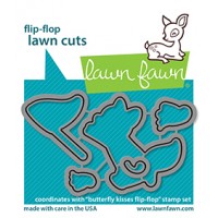 Lawn Fawn - Butterfly Kisses Flip-Flop Lawn Cuts
