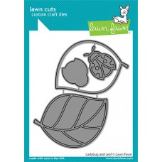 Lawn Fawn - Ladybug and Leaf