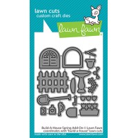 Lawn Fawn - Build-a-House Spring Add-On