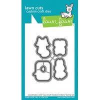 Lawn Fawn - Say What? Masked Critters Lawn Cuts
