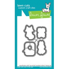 Lawn Fawn - Say What? Masked Critters Lawn Cuts