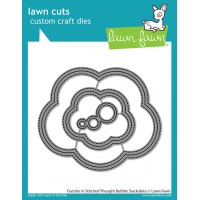 Lawn Fawn - Outside In Stitched Thought Bubble Stackables