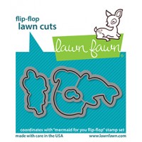 Lawn Fawn - Mermaid For You Flip-Flop Lawn Cuts