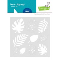 Lawn Fawn - Tropical Leaves Stencil