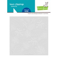 Lawn Fawn - Tropical Leaves Background Stencils